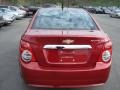 2012 Crystal Red Tintcoat Chevrolet Sonic LT Sedan  photo #7