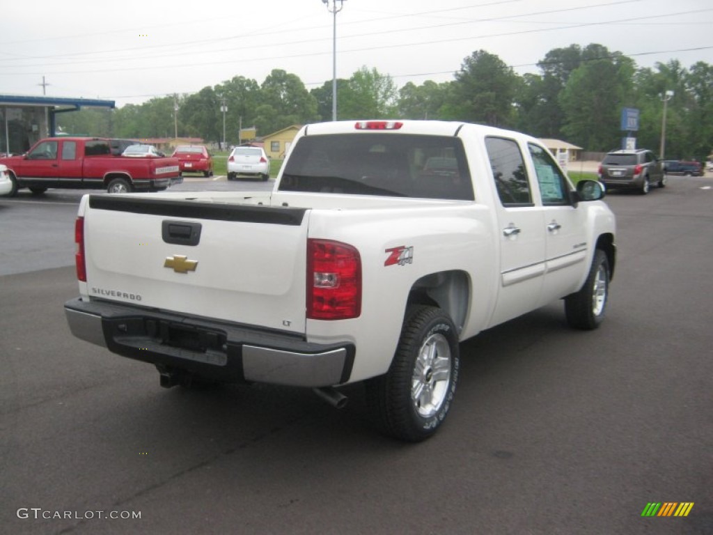 2012 Silverado 1500 LT Crew Cab 4x4 - White Diamond Tricoat / Light Cashmere/Dark Cashmere photo #5