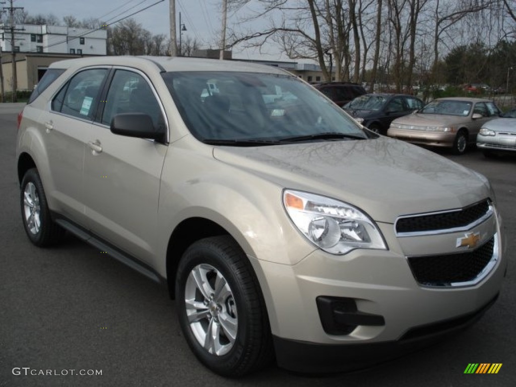 2012 Equinox LT - Gold Mist Metallic / Jet Black photo #2