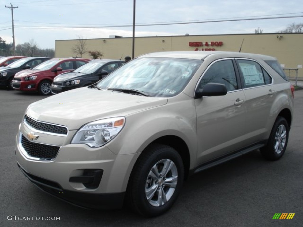 2012 Equinox LT - Gold Mist Metallic / Jet Black photo #4