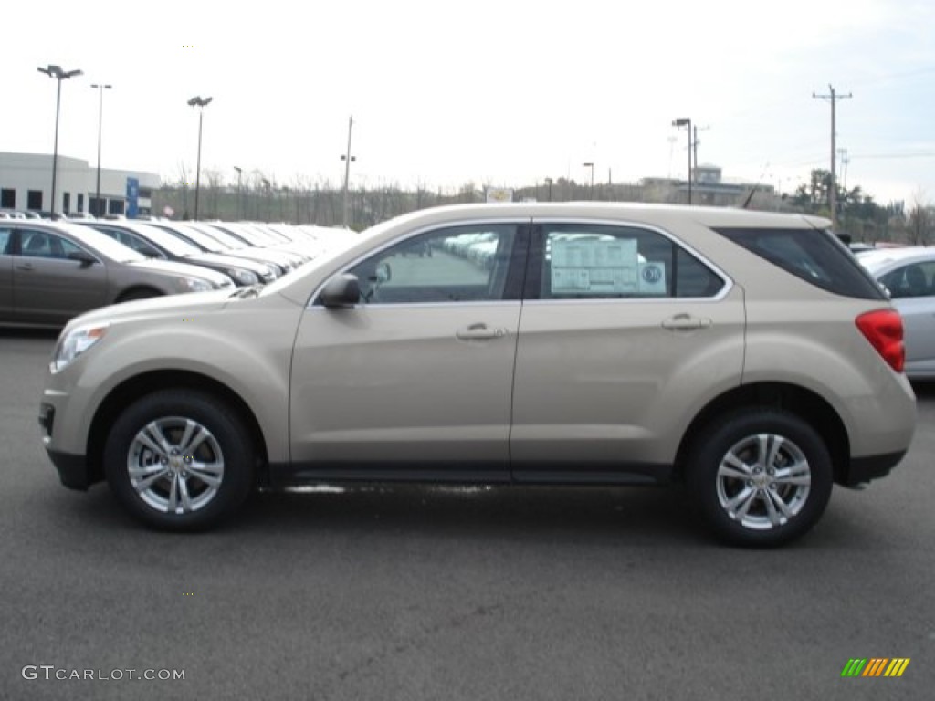 2012 Equinox LT - Gold Mist Metallic / Jet Black photo #5