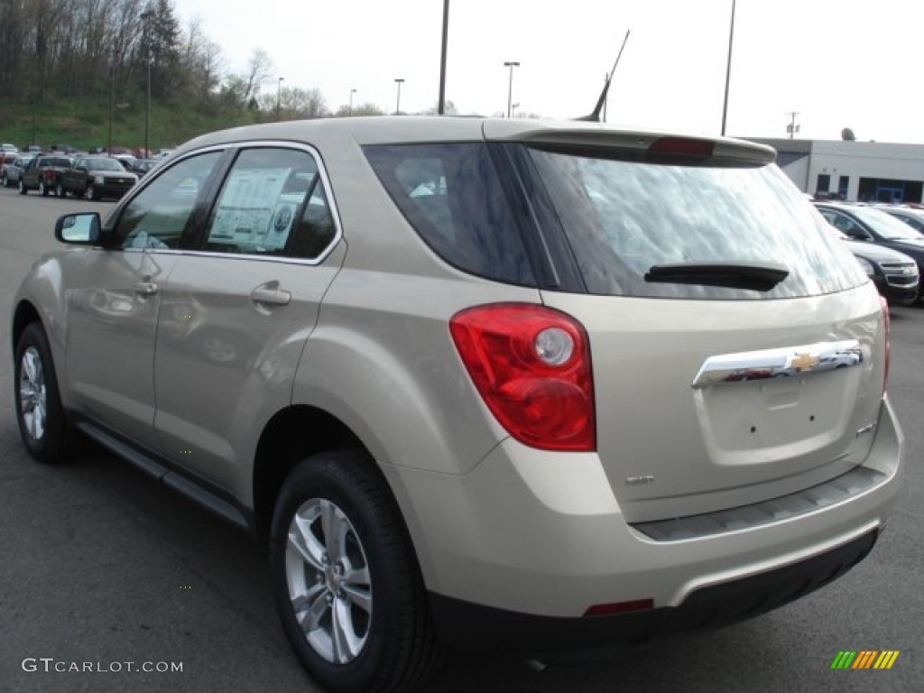 2012 Equinox LT - Gold Mist Metallic / Jet Black photo #6
