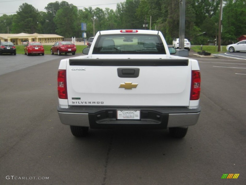 2012 Silverado 1500 Work Truck Regular Cab - Summit White / Dark Titanium photo #4