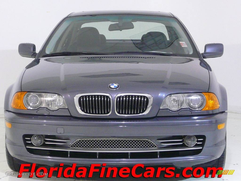 2003 3 Series 330i Coupe - Steel Blue Metallic / Black photo #5