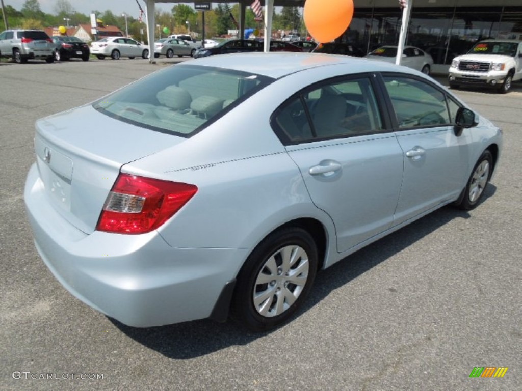 Cool Mist Metallic 2012 Honda Civic LX Sedan Exterior Photo #63158675