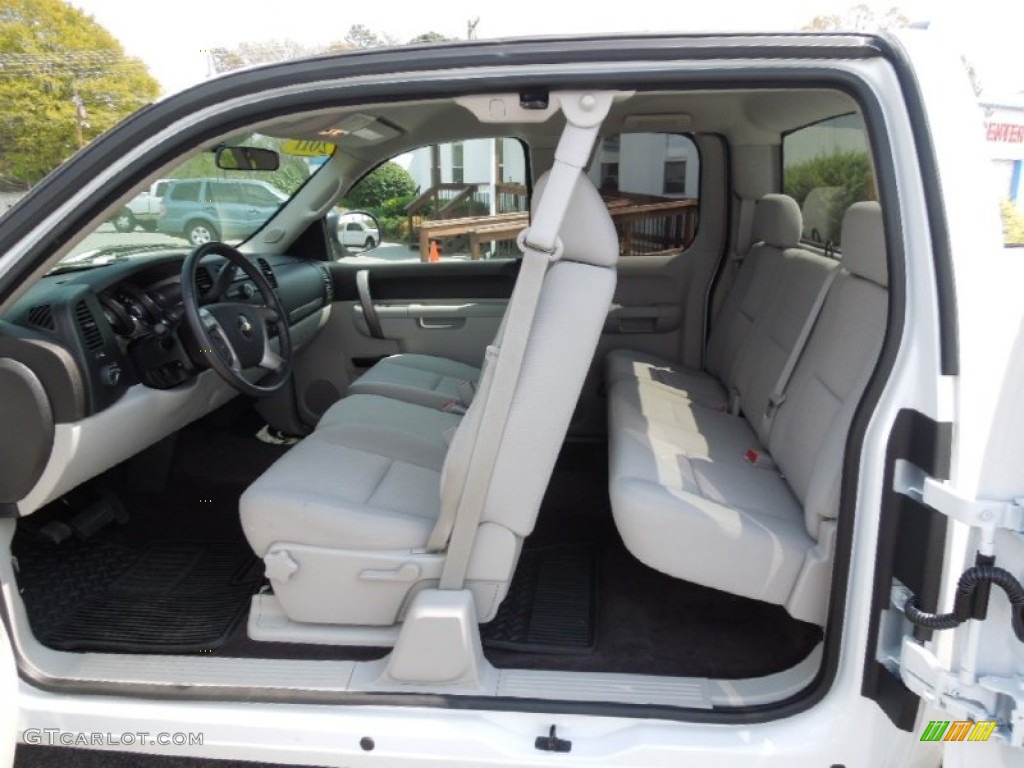 Light Titanium/Ebony Interior 2011 Chevrolet Silverado 1500 LT Extended Cab Photo #63158906