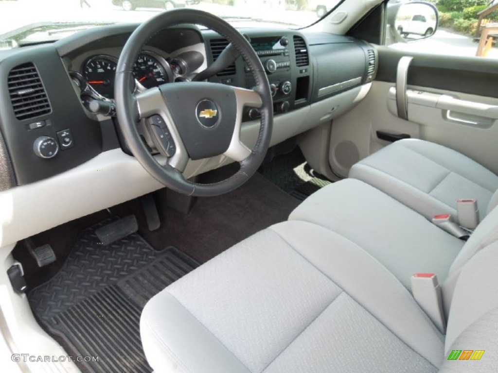 Light Titanium/Ebony Interior 2011 Chevrolet Silverado 1500 LT Extended Cab Photo #63158982