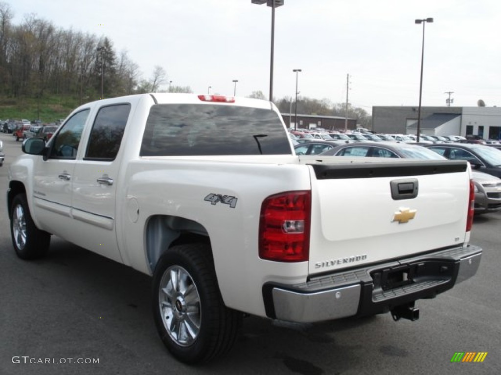 2012 Silverado 1500 LT Crew Cab 4x4 - White Diamond Tricoat / Ebony photo #6