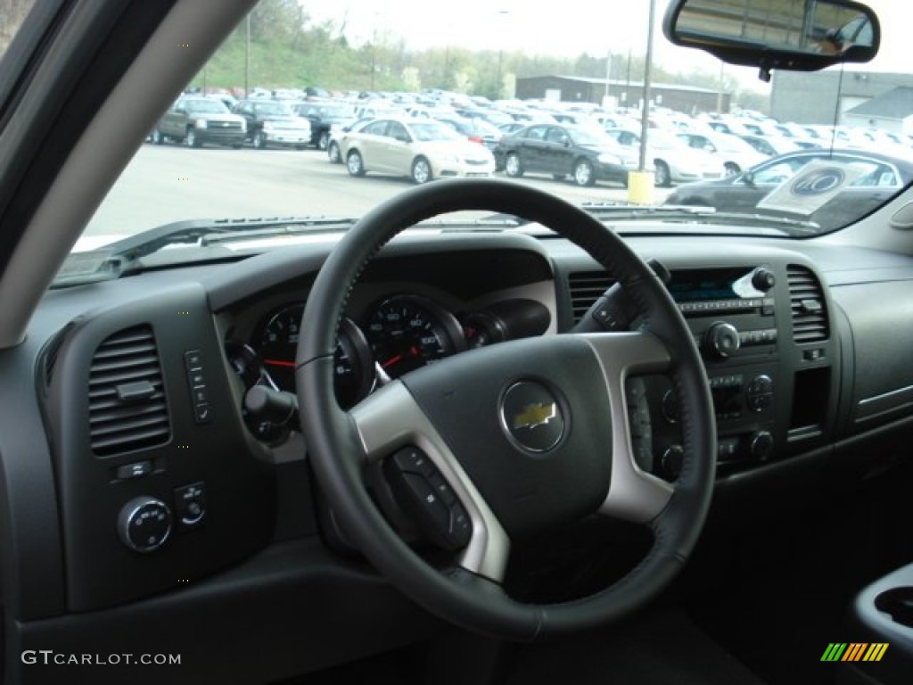 2012 Silverado 1500 LT Crew Cab 4x4 - White Diamond Tricoat / Ebony photo #10