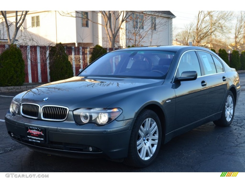 2004 7 Series 745i Sedan - Titanium Grey Metallic / Black/Black photo #3