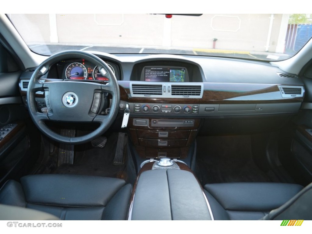 2004 7 Series 745i Sedan - Titanium Grey Metallic / Black/Black photo #9
