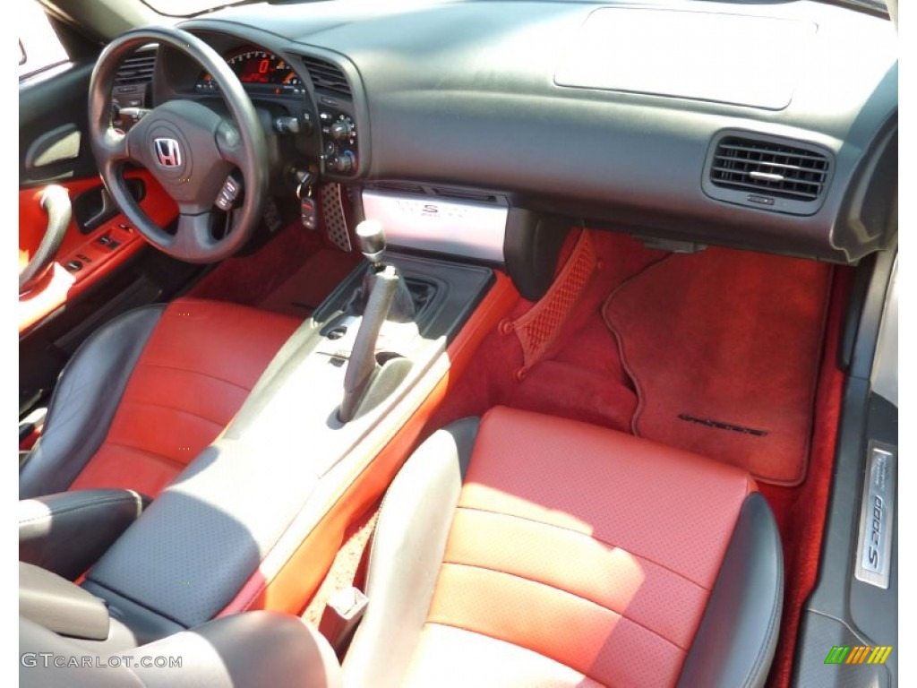 2005 Honda S2000 Roadster Red/Black Dashboard Photo #63160839