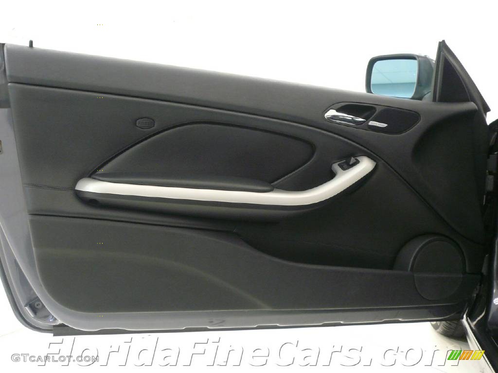 2003 3 Series 330i Coupe - Steel Blue Metallic / Black photo #11