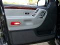 Dark Slate Gray/Light Slate Gray 2002 Jeep Grand Cherokee Overland 4x4 Door Panel