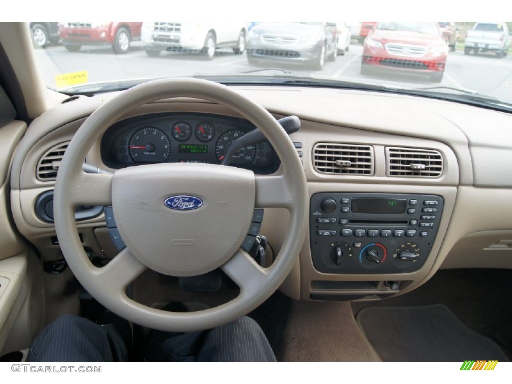 2005 Ford Taurus SE Medium/Dark Pebble Dashboard Photo #63162094