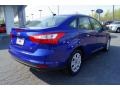 2012 Sonic Blue Metallic Ford Focus SE Sedan  photo #3