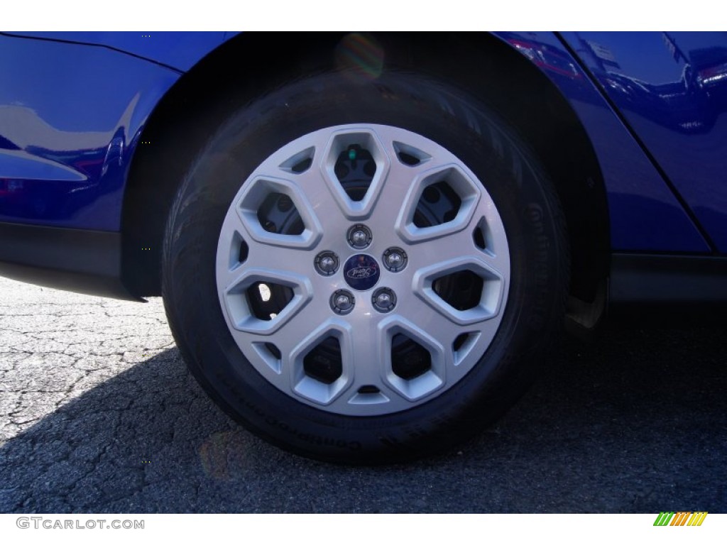 2012 Focus SE Sedan - Sonic Blue Metallic / Stone photo #14