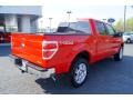 2012 Race Red Ford F150 Lariat SuperCrew 4x4  photo #3