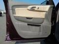 Cashmere/Dark Gray 2009 Chevrolet Traverse LT Door Panel