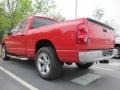 2008 Flame Red Dodge Ram 1500 SLT Quad Cab  photo #2