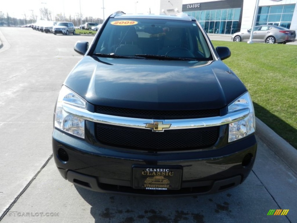 2009 Equinox LT - Black Granite Metallic / Light Gray photo #8