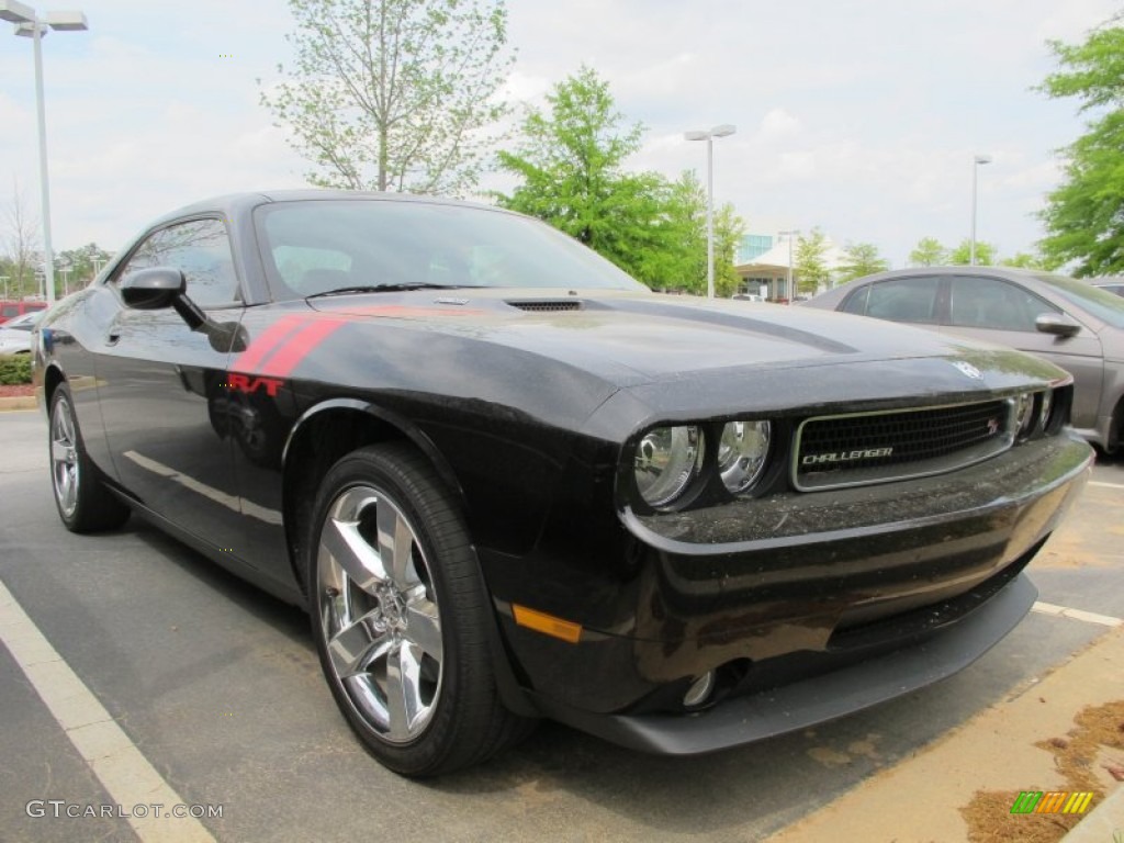Brilliant Black Crystal Pearl 2010 Dodge Challenger R/T Exterior Photo #63163636