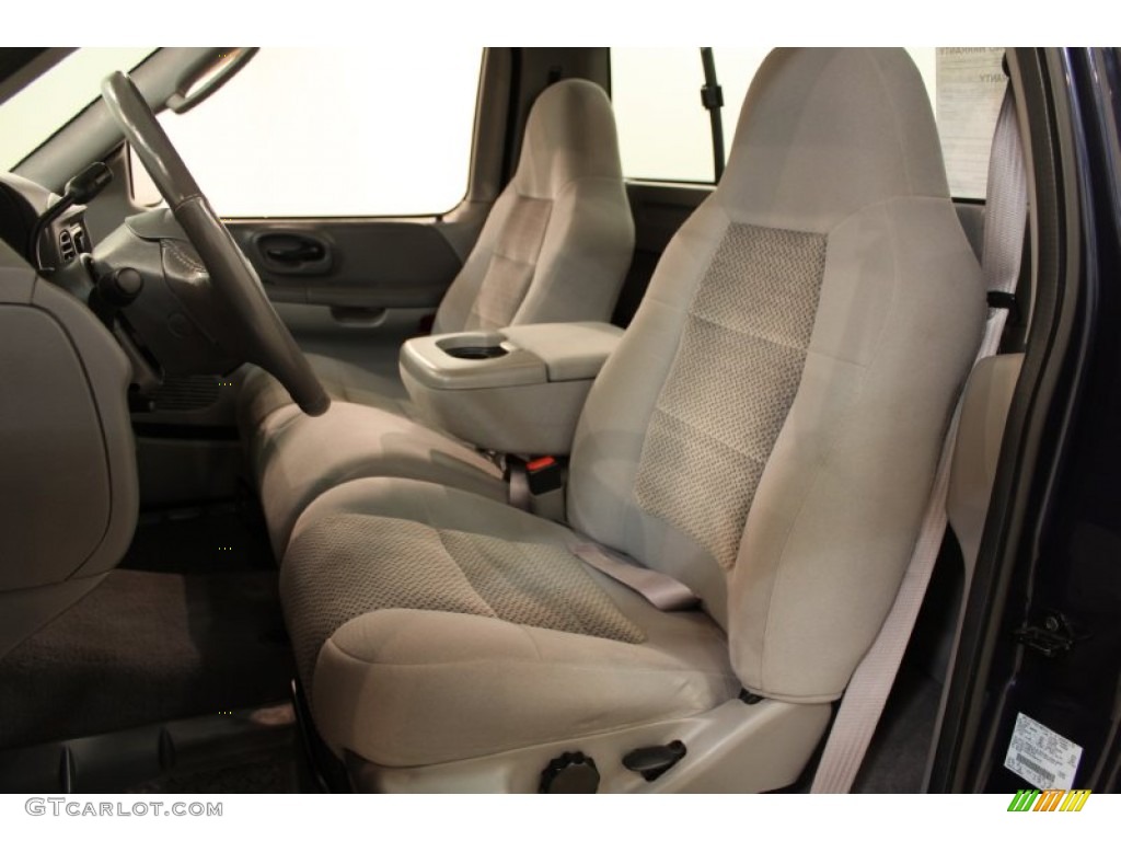 Medium Graphite Grey Interior 2003 Ford F150 XLT Regular Cab 4x4 Photo #63164065