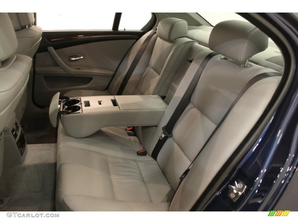 2009 5 Series 528xi Sedan - Deep Sea Blue Metallic / Grey Dakota Leather photo #34