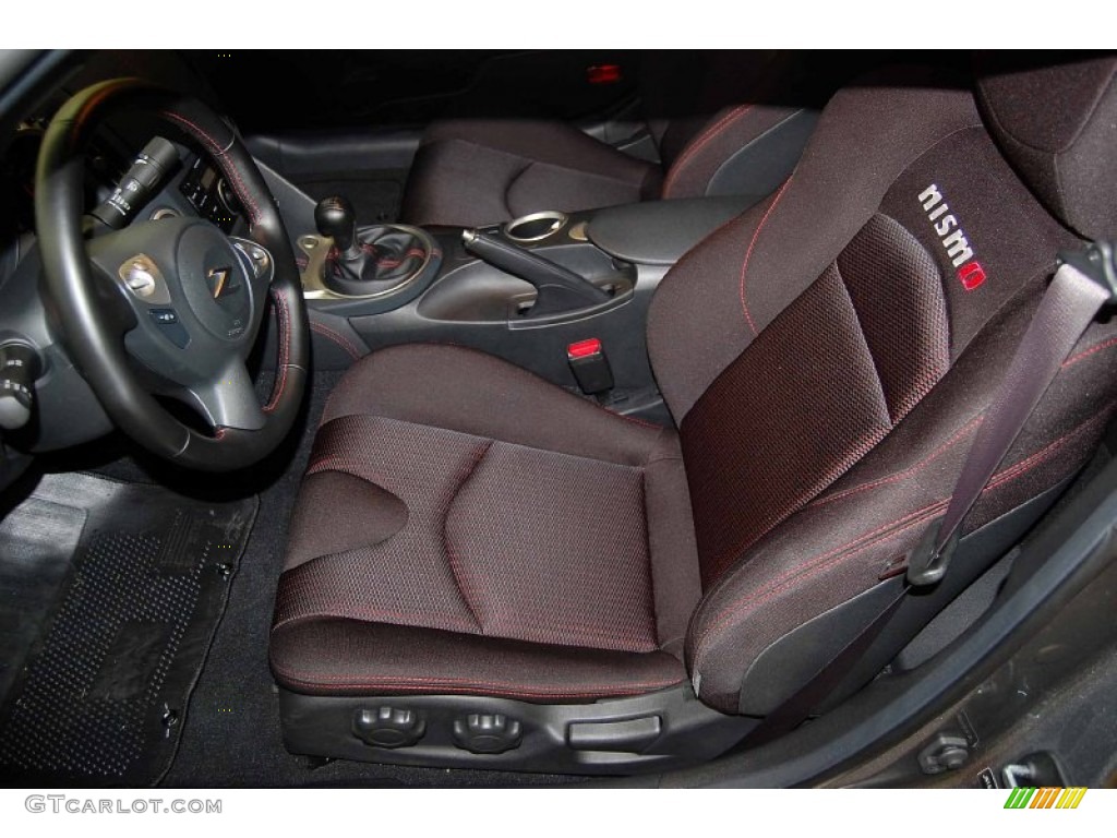 NISMO Black/Red Interior 2011 Nissan 370Z NISMO Coupe Photo #63164644