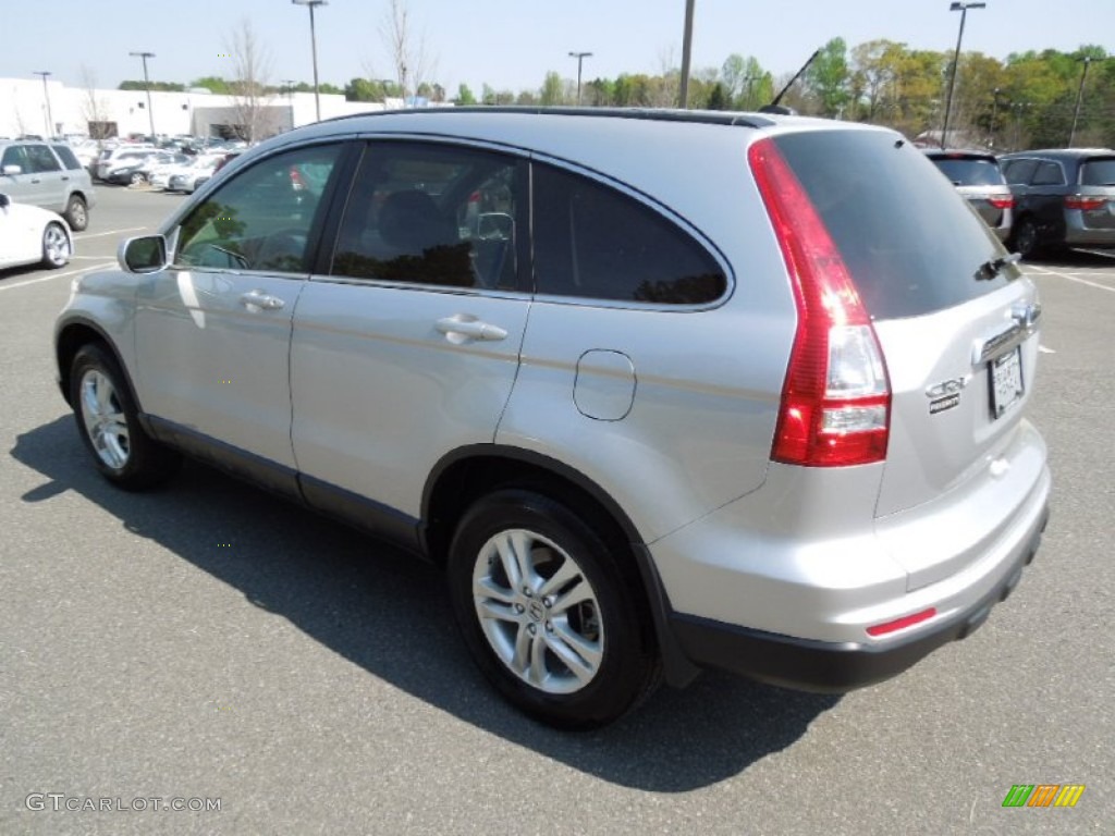 2010 CR-V EX-L - Alabaster Silver Metallic / Gray photo #5