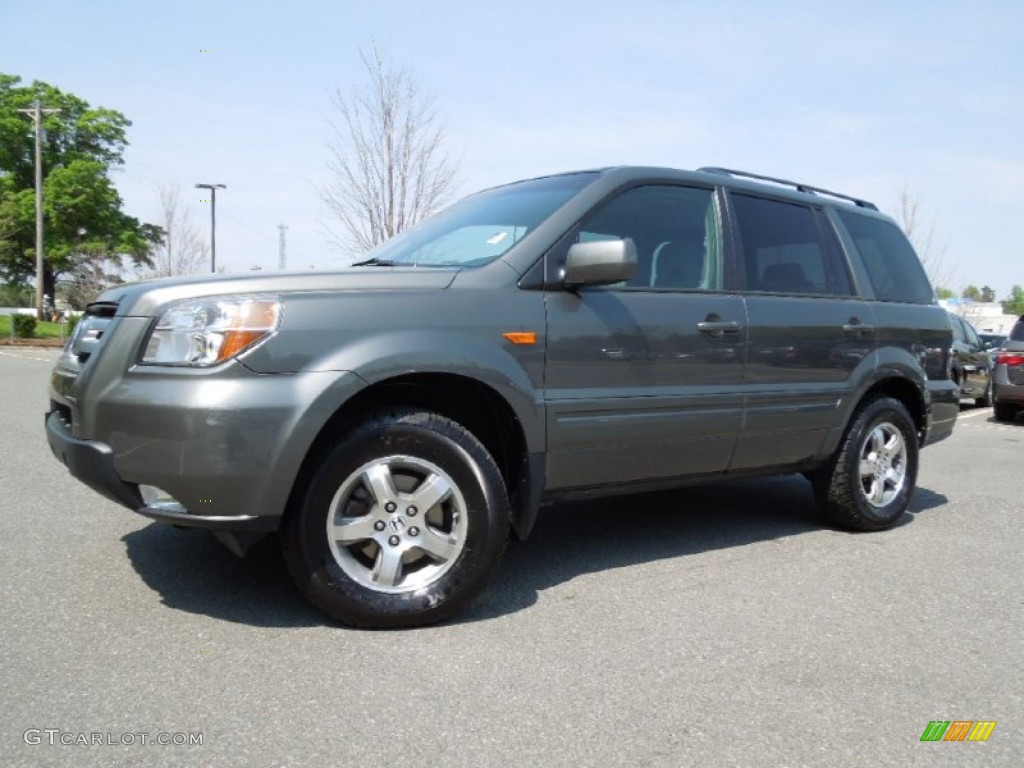 2007 Pilot EX 4WD - Nimbus Gray Metallic / Gray photo #1