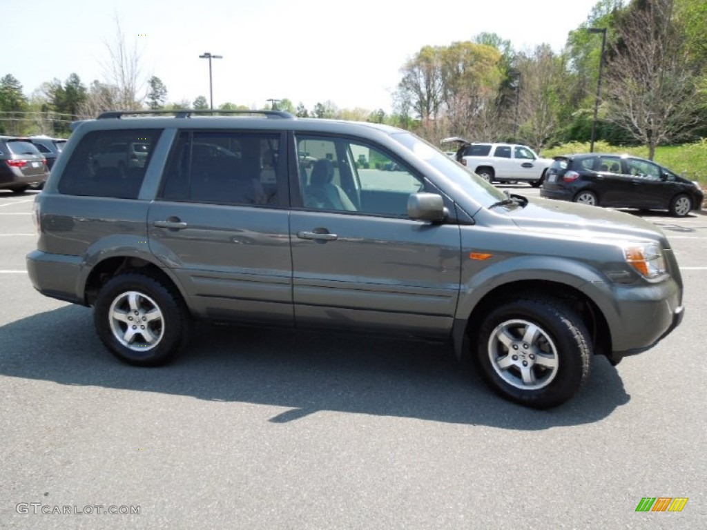 2007 Pilot EX 4WD - Nimbus Gray Metallic / Gray photo #3