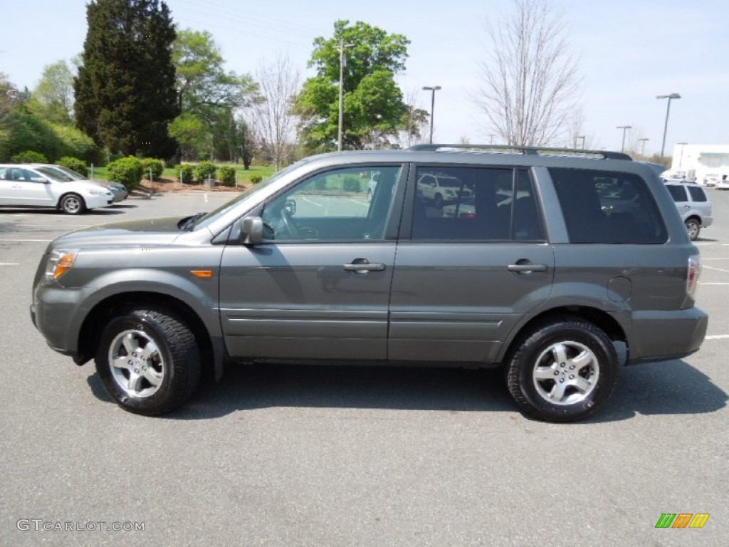 2007 Pilot EX 4WD - Nimbus Gray Metallic / Gray photo #4