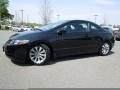 2010 Crystal Black Pearl Honda Civic EX Coupe  photo #1