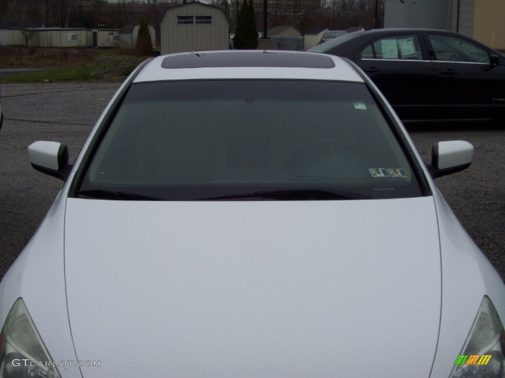 2003 Accord EX V6 Coupe - Taffeta White / Black photo #4