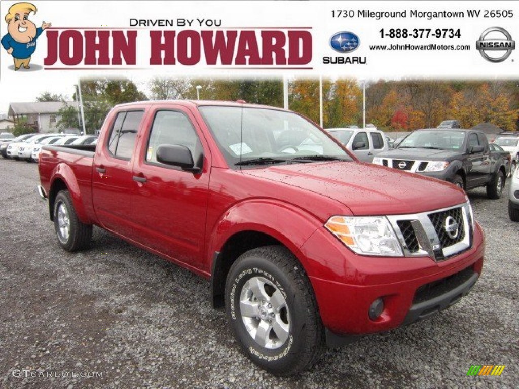 Lava Red Nissan Frontier