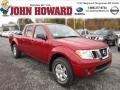 2012 Lava Red Nissan Frontier SV Crew Cab 4x4  photo #1