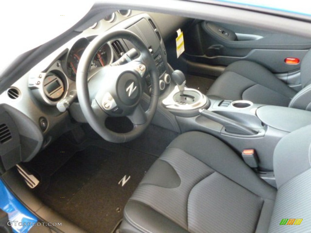 Black Interior 2012 Nissan 370Z Sport Coupe Photo #63172120