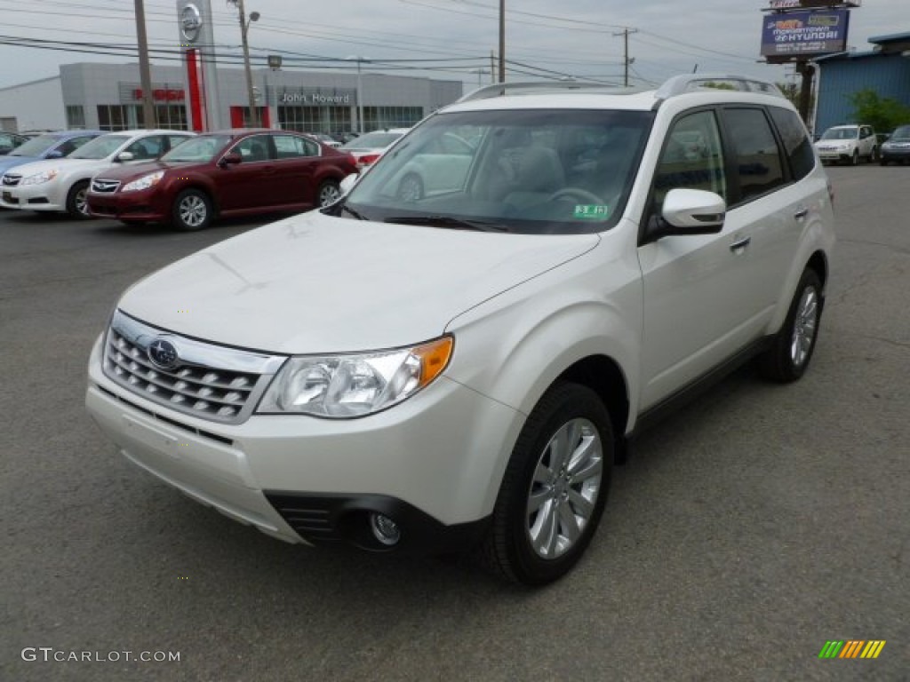 Satin White Pearl 2012 Subaru Forester 2.5 X Touring Exterior Photo #63172966