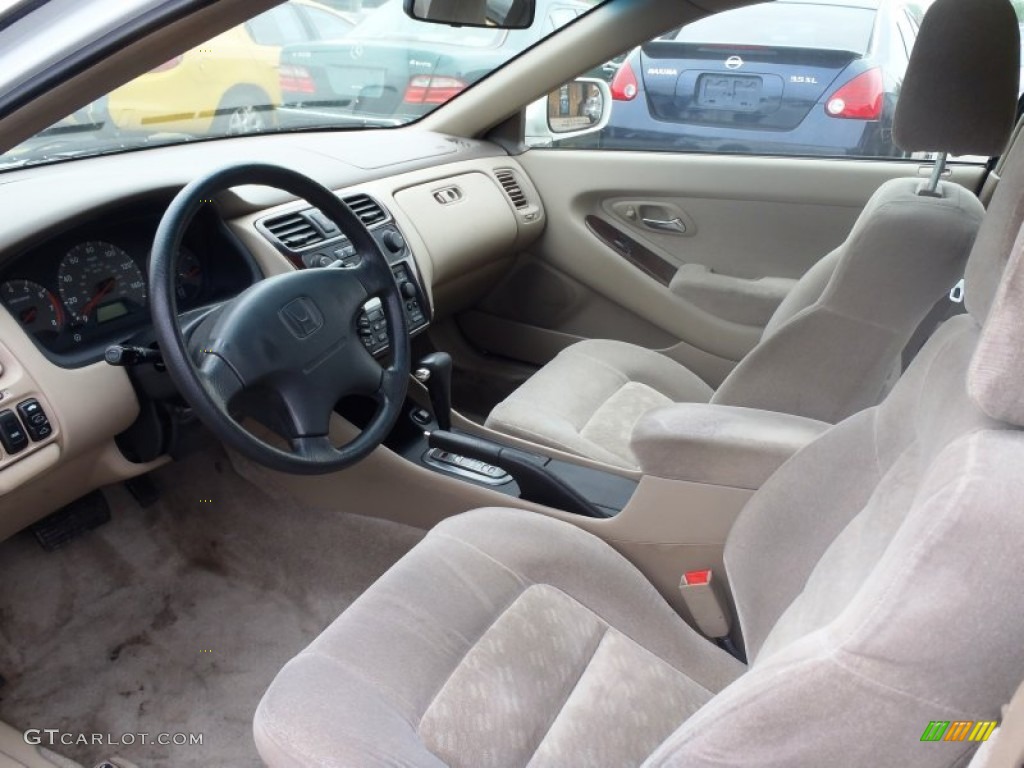 Ivory Interior 2002 Honda Accord SE Coupe Photo #63174223