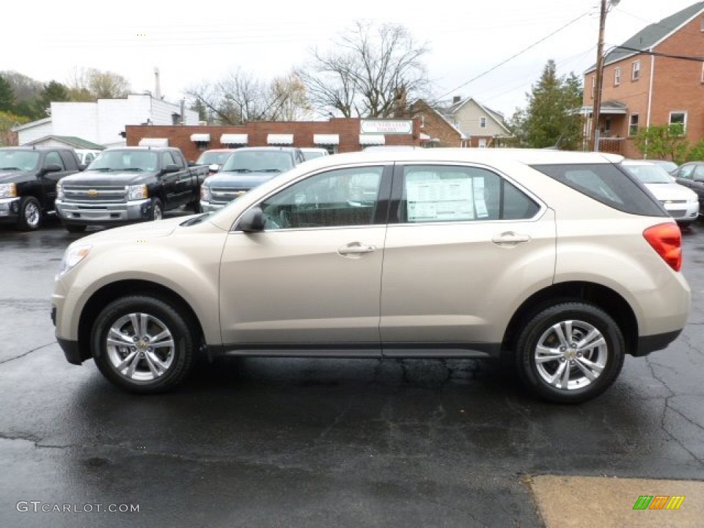 2012 Equinox LS AWD - Gold Mist Metallic / Jet Black photo #4