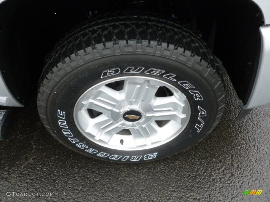 2012 Silverado 1500 LTZ Extended Cab 4x4 - Silver Ice Metallic / Ebony photo #9