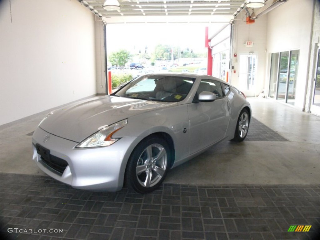 2010 370Z Touring Coupe - Brilliant Silver / Gray Leather photo #1
