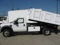 Oxford White - F550 Super Duty XL Regular Cab Dump Truck Photo No. 2