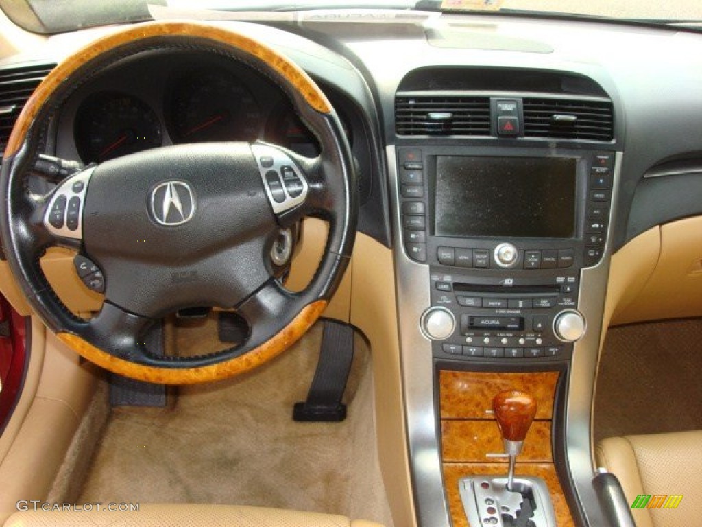 2006 Acura TL 3.2 Camel Dashboard Photo #63176100