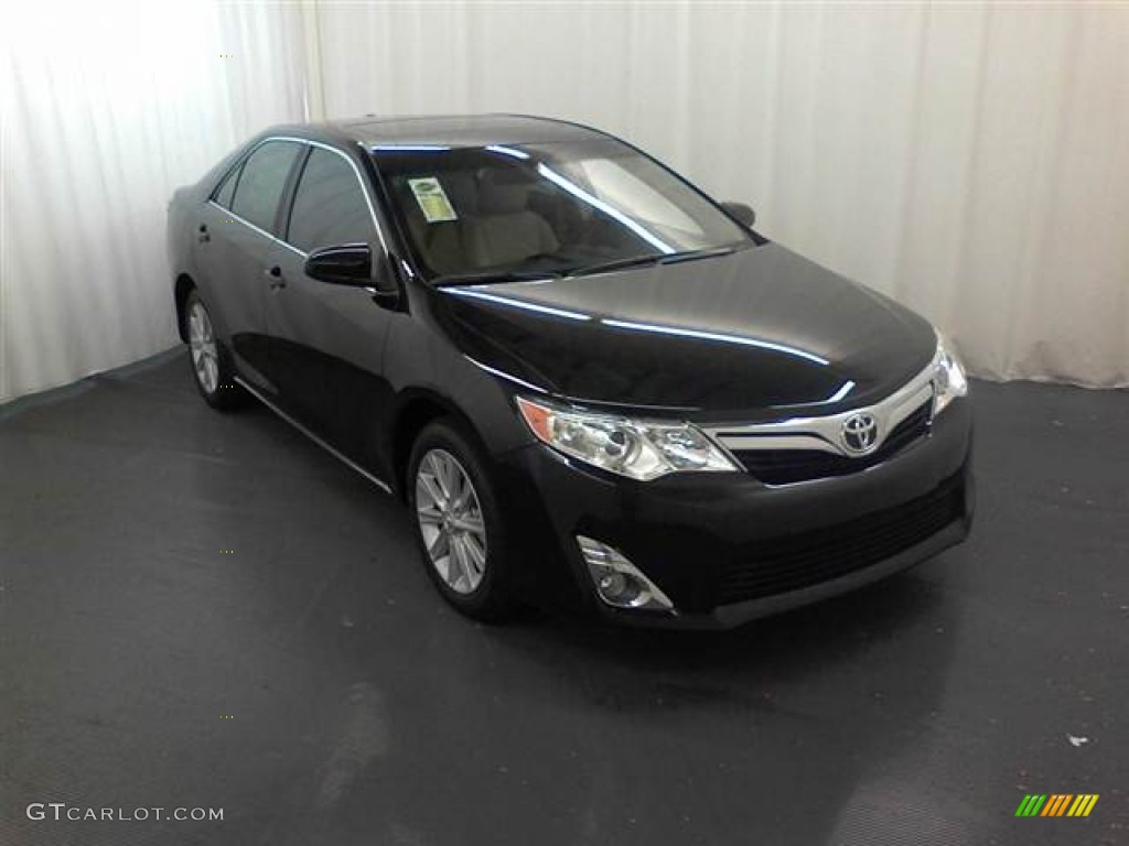 2012 Camry XLE - Cosmic Gray Mica / Ivory photo #1