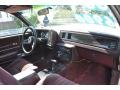 Maroon 1988 Chevrolet Monte Carlo SS Dashboard