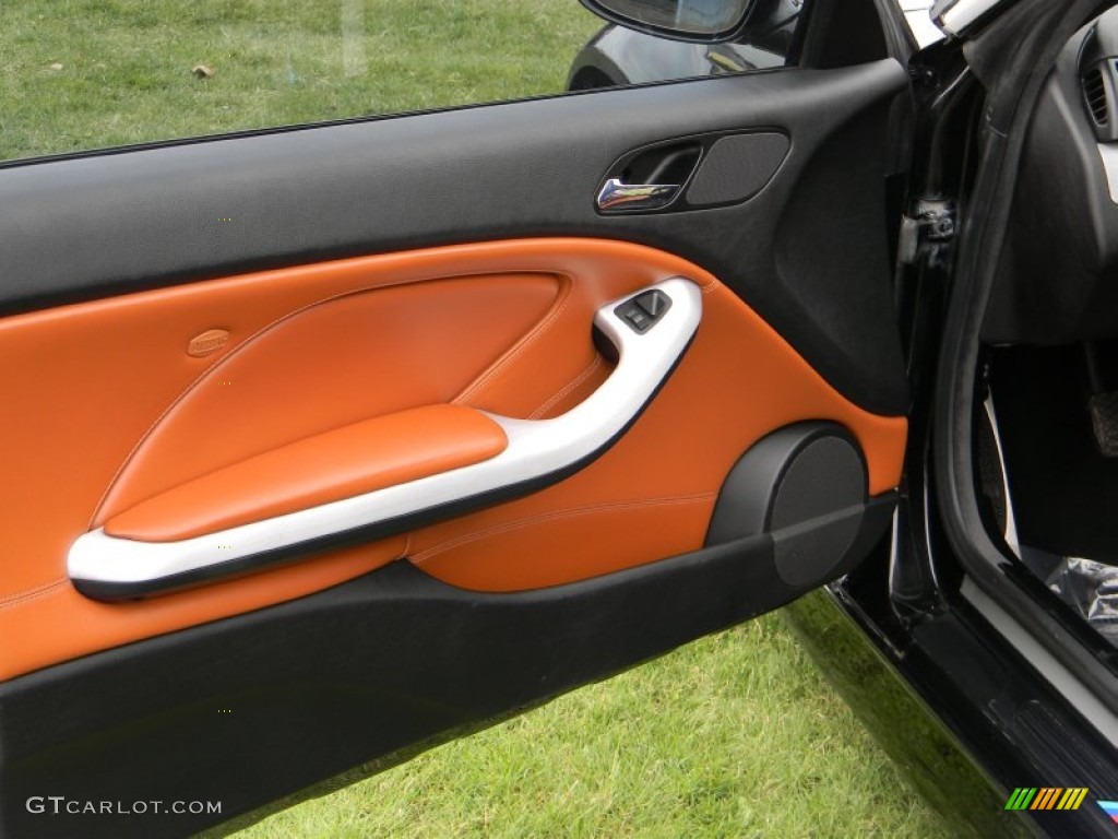 2005 BMW M3 Convertible Cinnamon Door Panel Photo #63177773