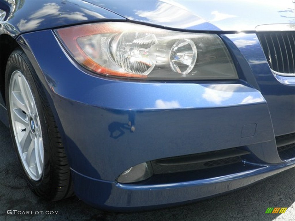 2006 3 Series 325i Sedan - Mystic Blue Metallic / Grey photo #2