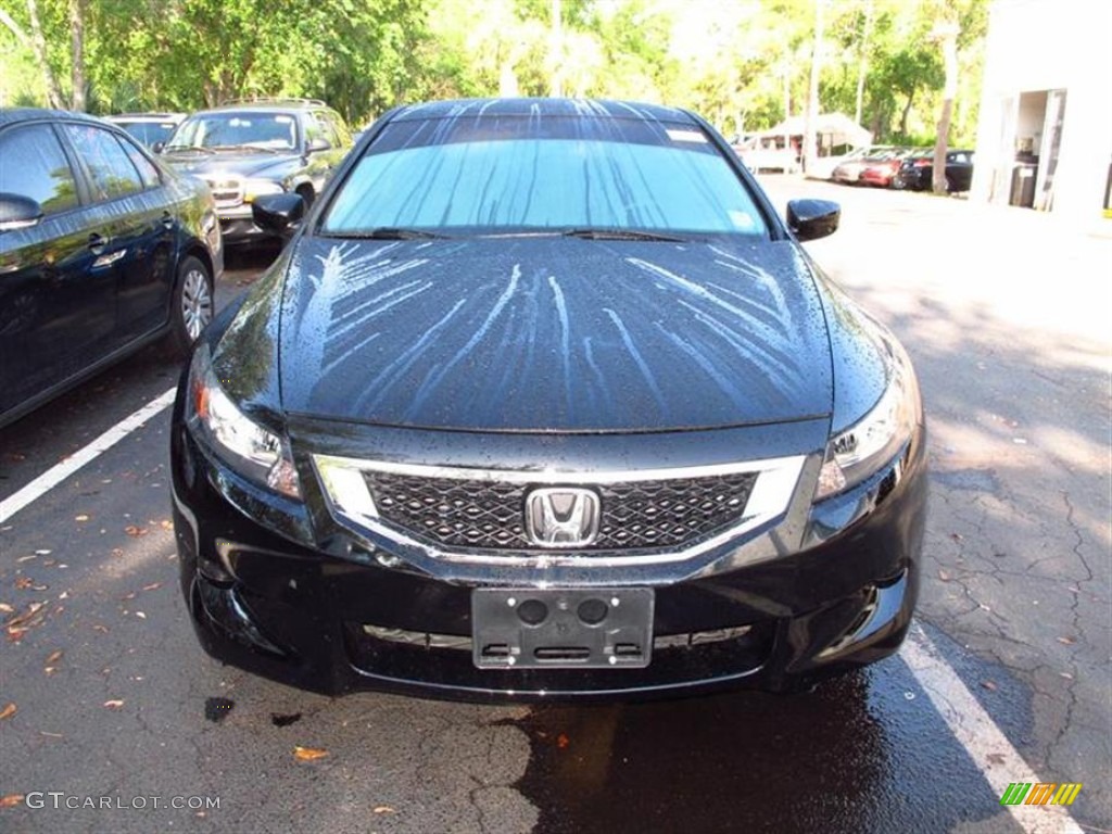 2009 Accord LX-S Coupe - Crystal Black Pearl / Black photo #1